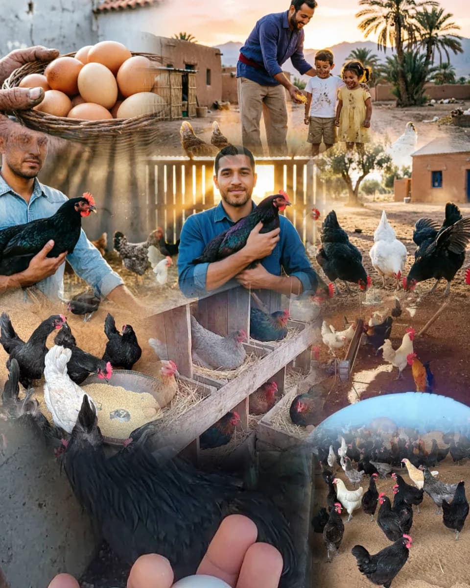 مزرعة الدجاج البلدي (البيض المخصب و بيض المائدة) photo 1